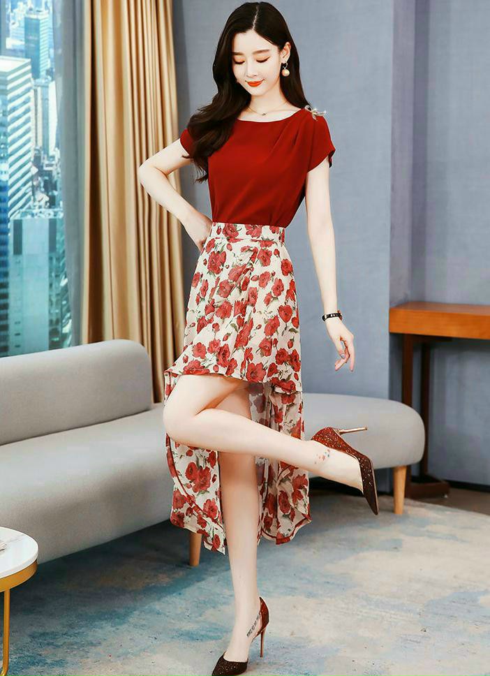 Mango phối voan có lót - D3267
